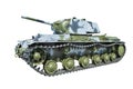 KV-1 Soviet heavy tank from World War II. Royalty Free Stock Photo