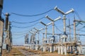 330kV substation Royalty Free Stock Photo