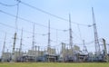 750kV substation Royalty Free Stock Photo