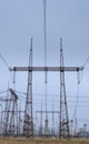 750kV substation Royalty Free Stock Photo