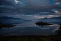 Kvam in Hardanger fjord Royalty Free Stock Photo