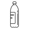 Kvass bottle icon, outline style