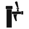 Kvass faucet icon, simple style