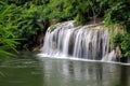 Kwai noi river and Saiyok Noi Waterfall Royalty Free Stock Photo