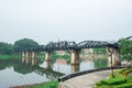 Kwai River Bridge, an old historical building Royalty Free Stock Photo