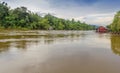 Into the Kwai River in Thailand