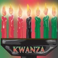 Kwanza Candles Close up