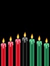 Kwanzaa candles