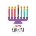 Kwanzaa card vector illustration Royalty Free Stock Photo