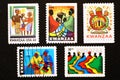 Kwanzaa celebrated on american postage stamps