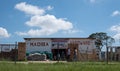 Kwazulu Natal, South Africa. Hardware store by the name of `Madiba` photographed in a rural village.