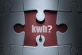 Kwh energy usage jigsaw puzzle