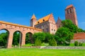 Kwidzyn castle and cathedral Royalty Free Stock Photo