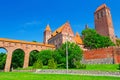 Kwidzyn castle and cathedral Royalty Free Stock Photo
