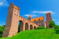 Kwidzyn castle and cathedral Royalty Free Stock Photo