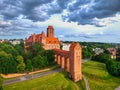 The Kwidzyn castle and cathedral at sunset, Poland