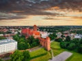 The Kwidzyn castle and cathedral at sunset, Poland