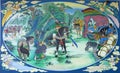 Kwnao, Three Kingdoms painting color picture