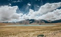 Kyagar Tso Lake in Indian Himalaya, North India, Ladakh region Royalty Free Stock Photo