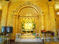 Kyaikpawlaw buddha image at Kyikpawlaw Pagoda, Kyaikhto, Myanmar