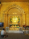 Kyaikpawlaw buddha image at Kyikpawlaw Pagoda, Kyaikhto, Myanmar