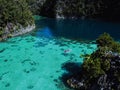 Kyaking in Raja Ampat Royalty Free Stock Photo