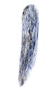 Kyanite blue silicate mineral on background