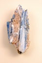 Kyanite-raw on a Pink Background Royalty Free Stock Photo