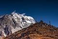 Kyanjin Ri and Langtang Lirung , Langtang valley trekking , Nepal