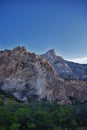 Kyhv Peak renamed from demeaning slur Squaw Mountain, view from hiking path, Wasatch Range, Provo, Utah. Royalty Free Stock Photo