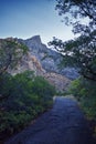 Kyhv Peak renamed from demeaning slur Squaw Mountain, view from hiking path, Wasatch Range, Provo, Utah. Royalty Free Stock Photo