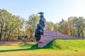 Monument to Soviet citizens and prisoners of war killed by Nazi occupiers in Babyn Yar.