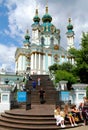 Kyiv or Kiev, Ukraine: St Andrew`s Church