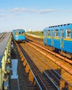 Kyiv metro underground train Ukraine