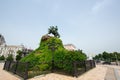 Kyiv and monument to Bohdan Khmelnitsky, summer city center Royalty Free Stock Photo