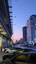 Kyiv, Obolon, city, evening city, architecture,