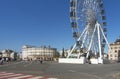 View of Kontraktova Square in Kyiv in spring