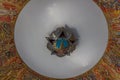 KYIV, UKRAINE, AUGUST 29, 2019: Ceiling inside of the motherland monument in Kiev, Ukraine