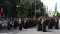 A column of chaplains at the celebration of 30 years of independence of Ukraine