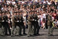 A column of soldiers of the Czech Republic at the celebration of 30 years of independence of Ukraine