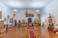 KYIV, UKRAINE, AUGUST 31, 2019: Interior of museum of cathedral of Saint Sophia in Kyiv, Ukraine