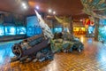 KYIV, UKRAINE, AUGUST 29, 2019: Interior of the Ukrainian State Museum of the Great Patriotic War in Kiev, Ukraine