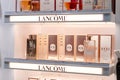 Kyiv, Ukraine - August 06, 2021: Lancome perfume for sale in the shop