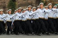 KYIV, UKRAINE - AUGUST 24, 2016: Military parade in Kyiv, dedicated to the Independence Day of Ukraine. Ukraine celebrates 25th an Royalty Free Stock Photo