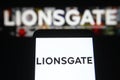 Lionsgate logo Royalty Free Stock Photo