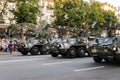 Military parade in Kyiv, Ukraine