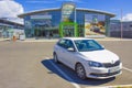 Kyiv, Ukraine - August 15, 2020: SKODA store at Kyiv, Ukraine on August 15, 2020