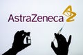 Kyiv, Ukraine - December 01, 2020: AstraZeneca Covid-19 vaccine concept Royalty Free Stock Photo