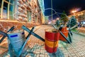 Barricades on the streets in Kyiv