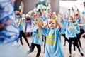 KYIV, UKRAINE- DECEMBER 27: Euro dance children party